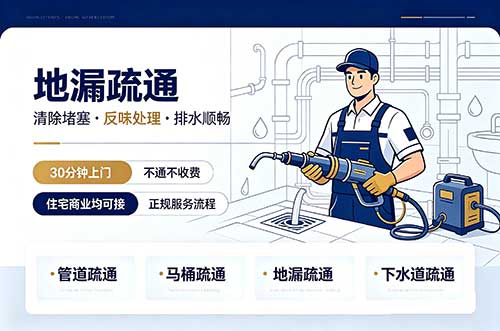 陆河地漏疏通