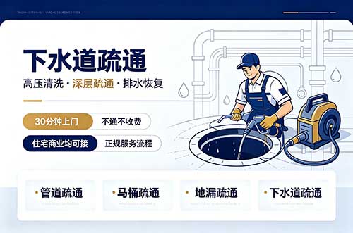 陆河下水道疏通